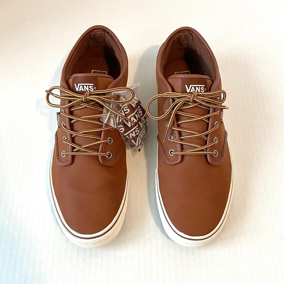 Vans Men’s Atwood Leather Trainers Sneakers Skate Shoes - Picture 10 of 16